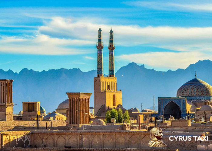 مسجد جامع یزد از مکان های گردشگری این استان