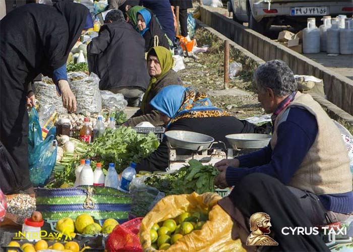 بازار محلی فومن کجاست؟