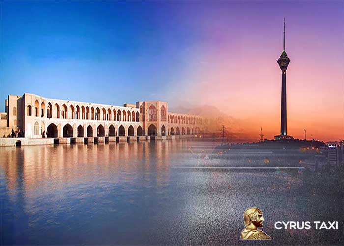 نزدیک‌ترین مسیر اصفهان به تهران